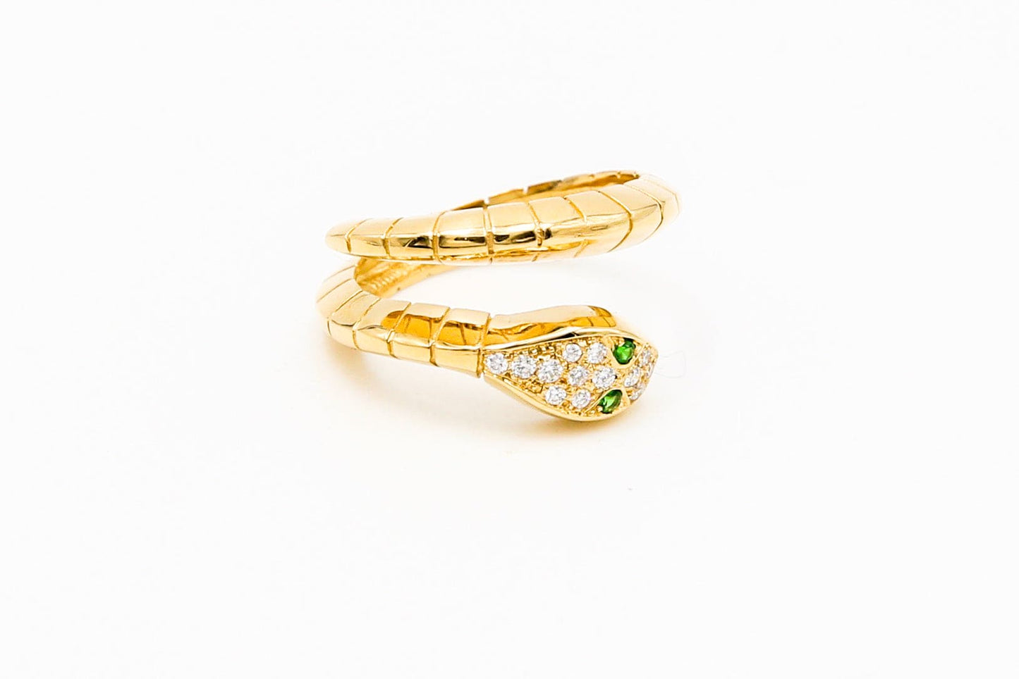 Anello oro brillanti e tsavorite