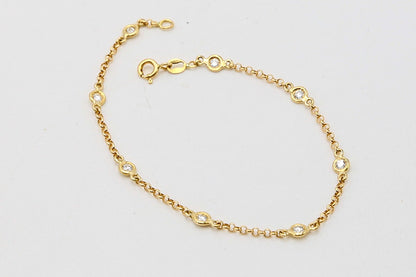 Bracciale oro e diamanti